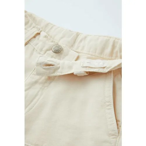 Шорты  Zara, размер 6 лет (116 cm), бежевый