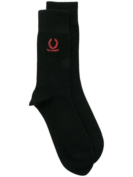 Raf Simons X Fred Perry носки с вышитым логотипом