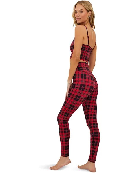 Брюки Beach Riot Piper Leggings, цвет Merry Plaid