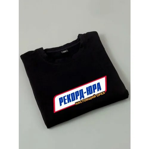 Футболка, размер S, черный