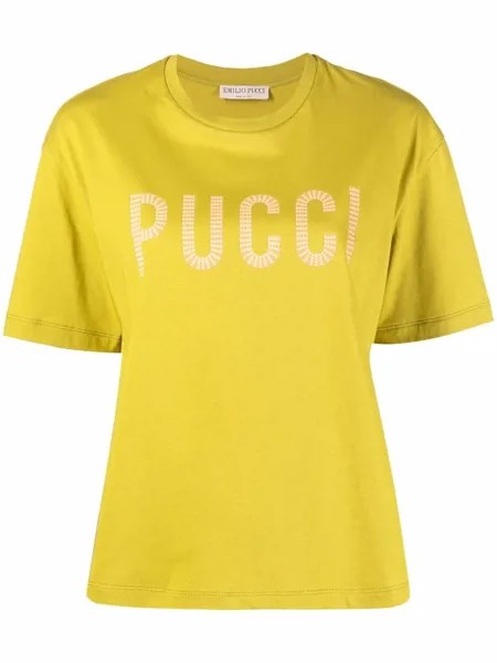 Emilio Pucci футболка с логотипом