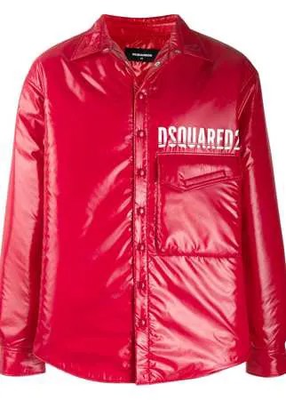 Dsquared2 пуховик с застежкой на кнопках