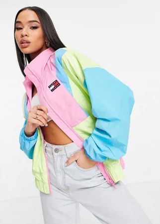 Разноцветная куртка с логотипом Tommy Jeans-Многоцветный