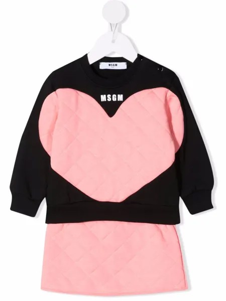 MSGM Kids спортивный костюм с логотипом