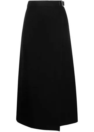 Jil Sander юбка миди с пряжкой