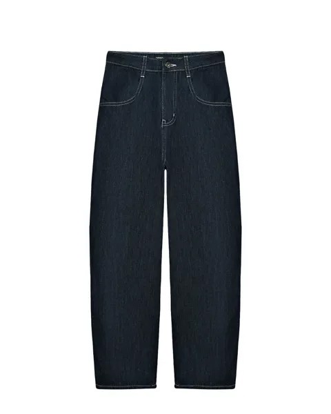 Джинсы из плотного денима, синие Emporio Armani