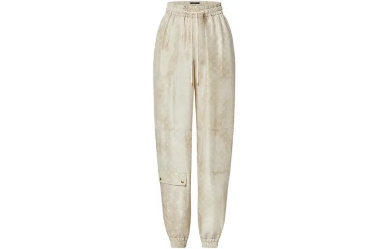 LOUIS VUITTON Женские повседневные брюки, цвет Beige
