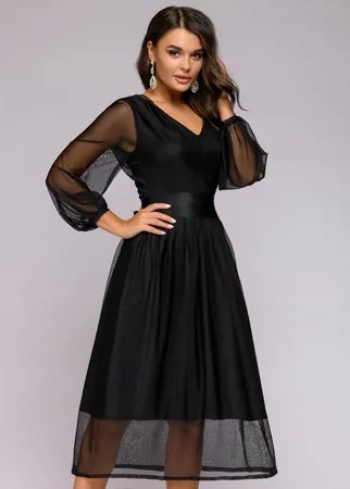Вечернее платье женское 1001dress 0122001-02060BK черное 42