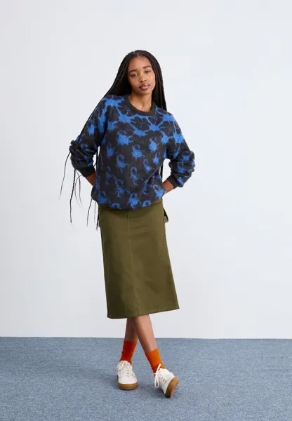 Юбка А-силуэта CLASSIC CARPENTER SKIRT Santa Cruz, хаки