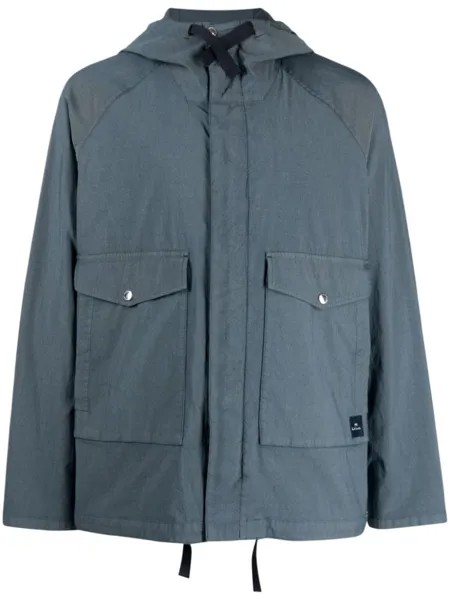 PS Paul Smith куртка с капюшоном и кулиской, синий
