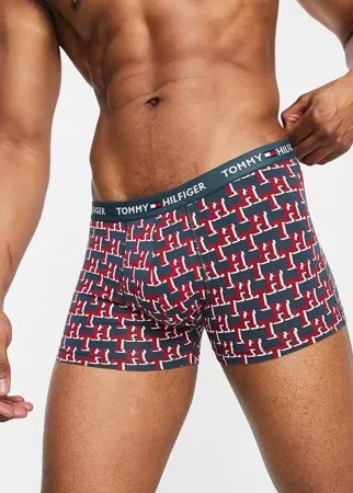 Боксеры-брифы с принтом Tommy Hilfiger-Разноцветный