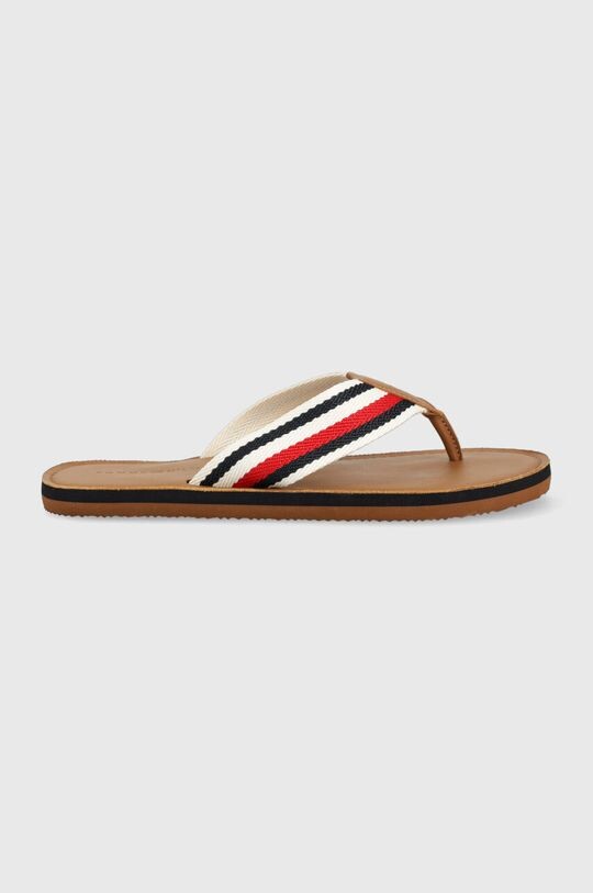 Шлепанцы HILFIGER LEATHER BEACH SANDAL Tommy Hilfiger, коричневый