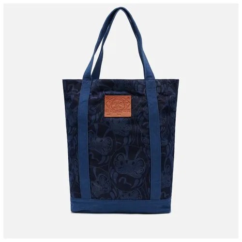 Сумка Evisu Daruma All Over Print Tote Denim синий , Размер ONE SIZE