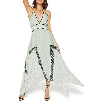 Женское длинное платье макси Ramy Brook Taylor Green с платком и подолом 6 BHFO 6120