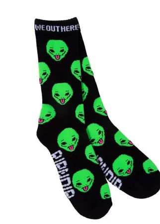 Носки RIPNDIP We Out Here Mid Socks Black 2021