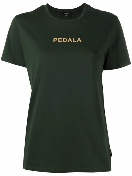 ASPESI футболка с принтом Pedala