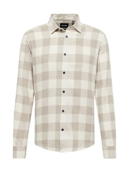 Рубашка узкого кроя на пуговицах Only & Sons GUDMUND, цвет Wool White