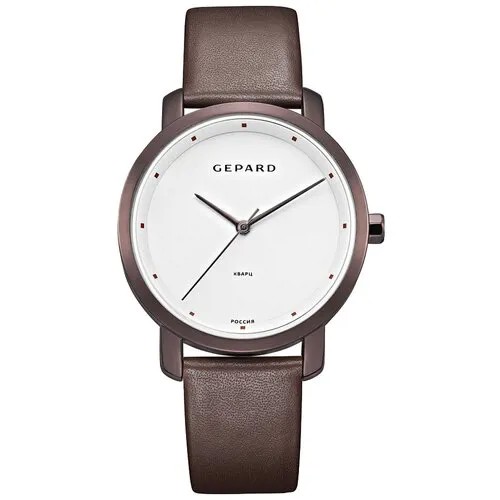 Наручные часы Gepard 1252A15L8-11, коричневый, белый