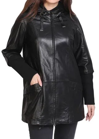 Кожаная куртка женская EXPO FUR C-04 черная 36
