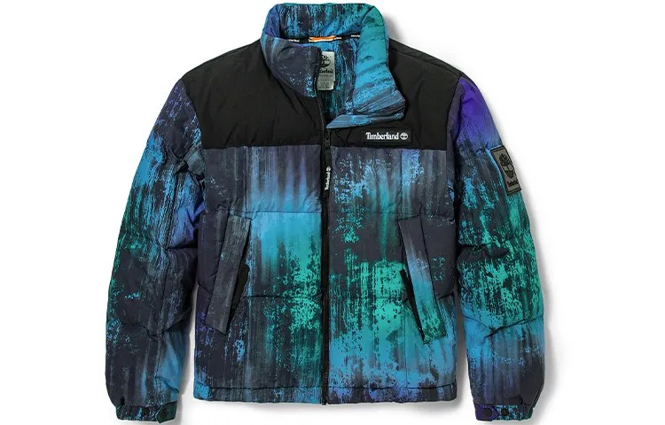 Timberland Женское Короткое Пальто, цвет Northern Lights print
