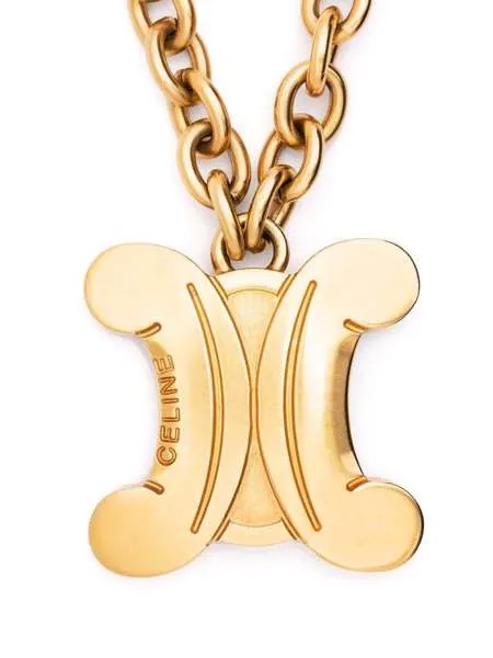 Céline Pre-Owned колье 1990-х годов с подвеской