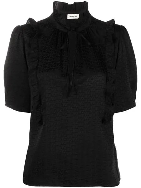 Zadig&Voltaire блузка Talino Jac ZV с короткими рукавами