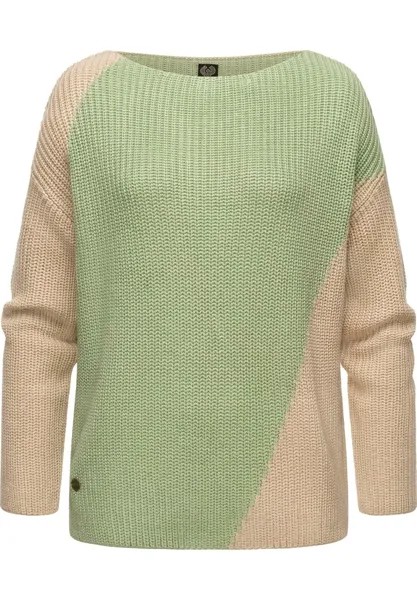 Свитшот Ragwear STRICKPULLOVER EBBELINE-BLOCK, цвет dusty green
