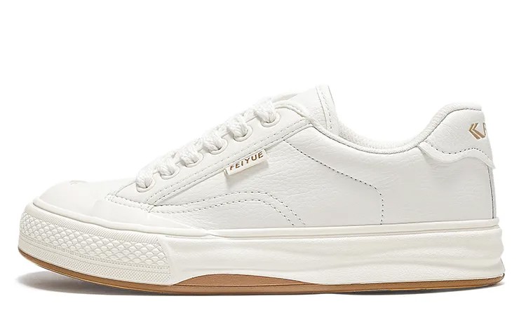 Кроссовки Feiyue Skateboarding Shoes Women's Low-top Beige, цвет Off White