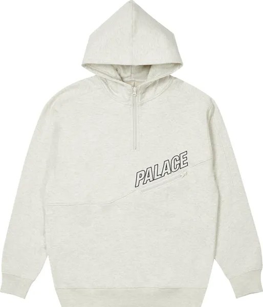 Толстовка Palace Zip Hood 'Grey Marl', серый