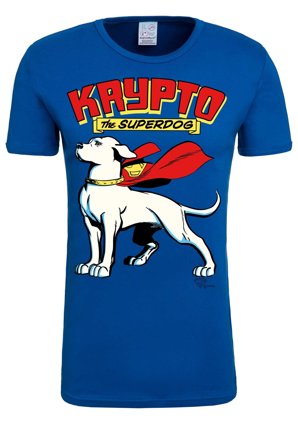 Футболка Logoshirt Krypto the Superdog, синий