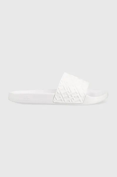 Шлепанцы RUBBER TH MONOGRAM POOL SLIDE Tommy Hilfiger, белый