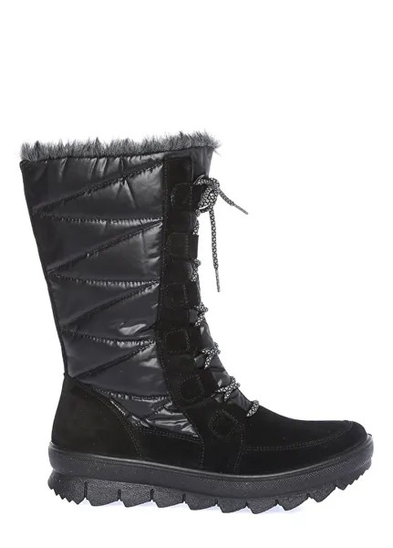 Черные женские зимние ботинки Legero
