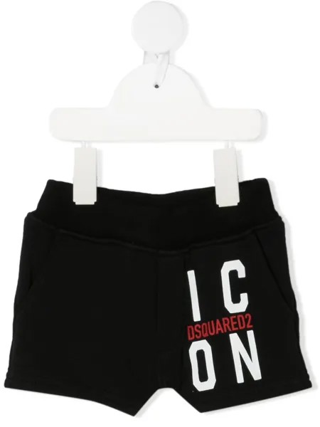 Dsquared2 Kids шорты с принтом Icon