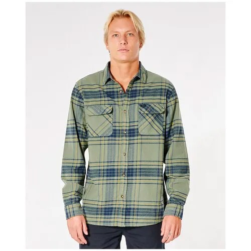 Рубашка Rip Curl SWC FLANNEL SHIRT, Пол Мужской, цвет 0056 FOREST GREEN, размер S