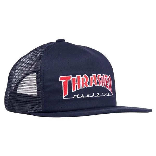 Кепка THRASHER Outline Emb Mesh Cap Navy 2023