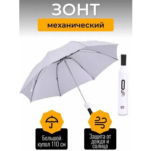 Мини-зонт Homemade, белый