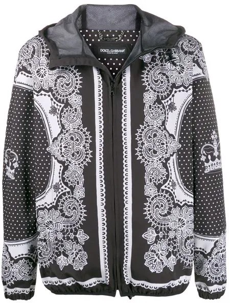 Dolce & Gabbana куртка-бомбер с принтом