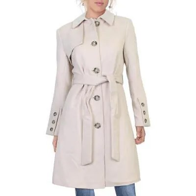 Женское розовое легкое шерстяное пальто миди Sam Edelman, верхняя одежда 14 BHFO 8442