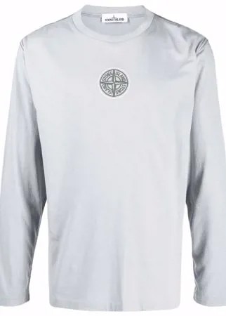 Stone Island топ с длинными рукавами и логотипом