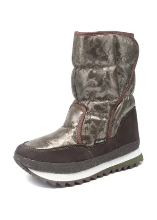 Дутики женские KING BOOTS KB677BR коричневые 38 RU