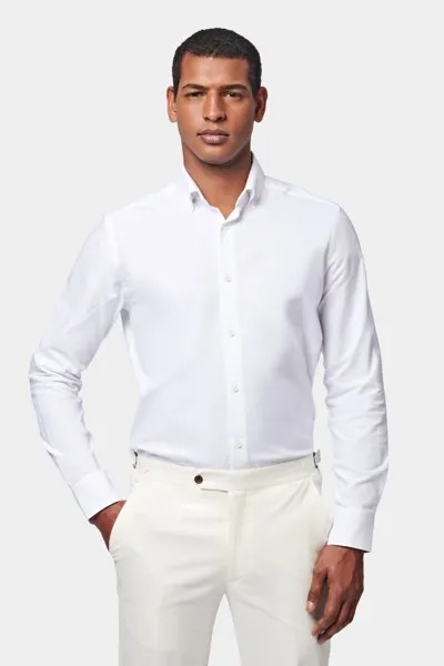 Оксфордская рубашка с длинными рукавами Peckham Rye, белый