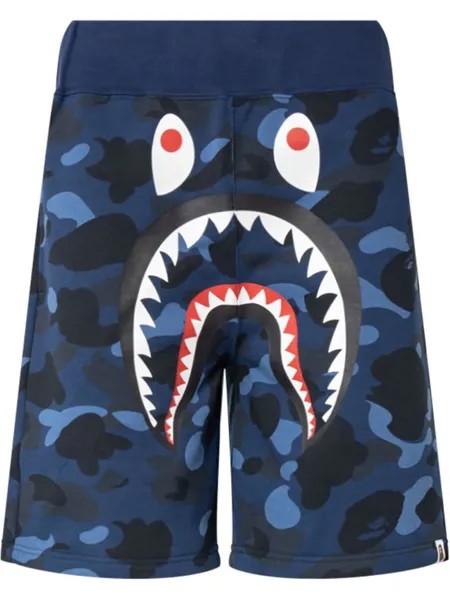 A BATHING APE® шорты Colour Camo Shark