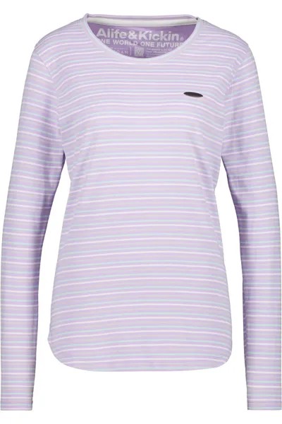 Лонгслив Alife And Kickin LEAAK, светло-фиолетовый