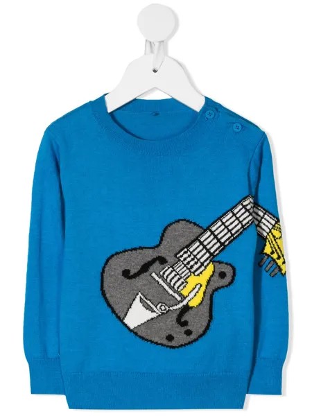 Stella McCartney Kids джемпер с узором вязки интарсия