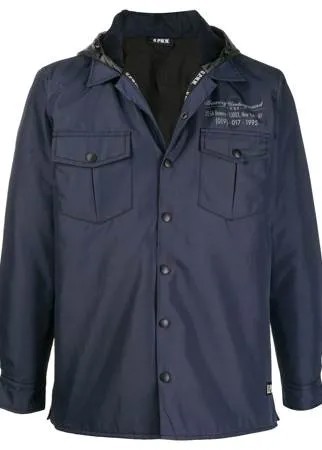 U.P.W.W. куртка-рубашка с принтом