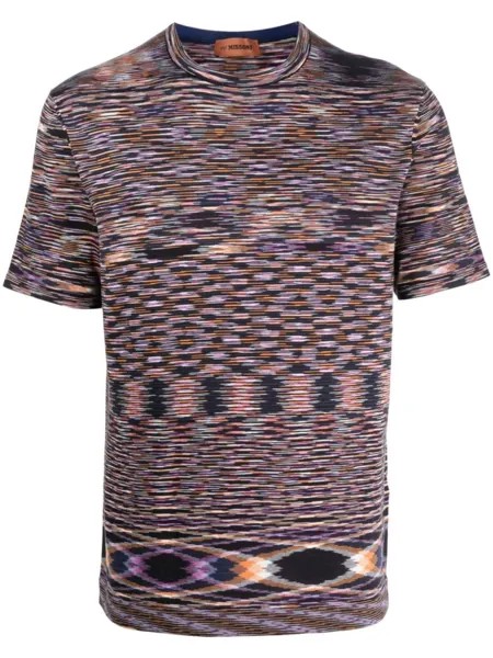 Missoni футболка в полоску, синий