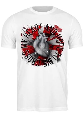 Футболка мужская Cross my heart and hope to die (англ идиома) 2042256 Printio белая S