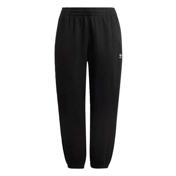 Зауженные брюки Adidas Essentials Fleece, черный
