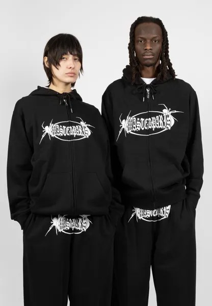 Толстовка HOODIE ZIP BOILER UNISEX Wasted Paris, цвет black