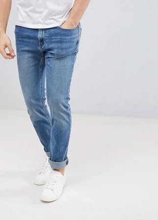 Светлые джинсы скинни Hollister-Синий